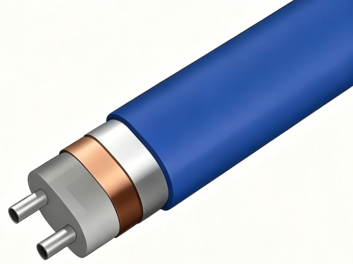 铁氟龙双芯电缆结构 teflon-twin-core-cable-structure