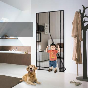 magnetic screen door curtain