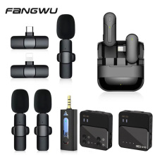 Wireless 2.4g Portable Audio Video Recording Mic for iPhone, Android, Live Broadcast & Gaming