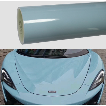 Gloss Light Blue Car Wrap Vinyl