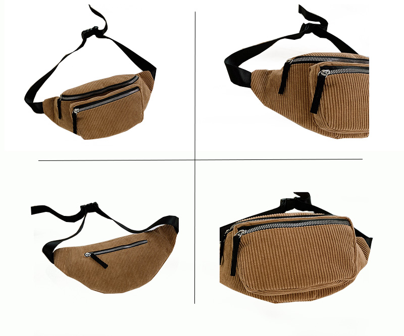 Casual Outdoor Sports Fitness Cycling Running Unisex Large Fanny Pack Travel Chest Waist Bag Women Men Bum Bag