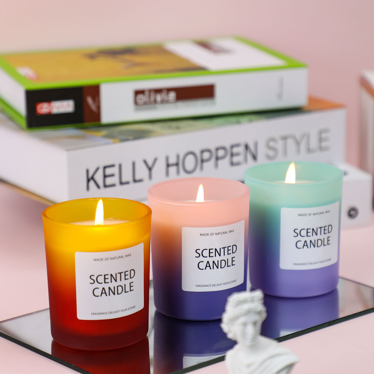 Колеры Свечка слоіка colors jar candle