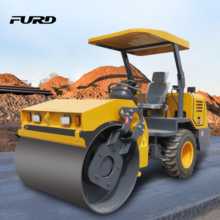 Superior performance 3.5ton vibratory road roller single drum compactor