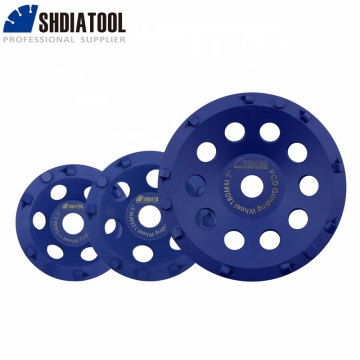 PCD Grinding Cup Wheels: 4.5in/5in/7in Diamond PCD Cups Discs & Cutting Wheels