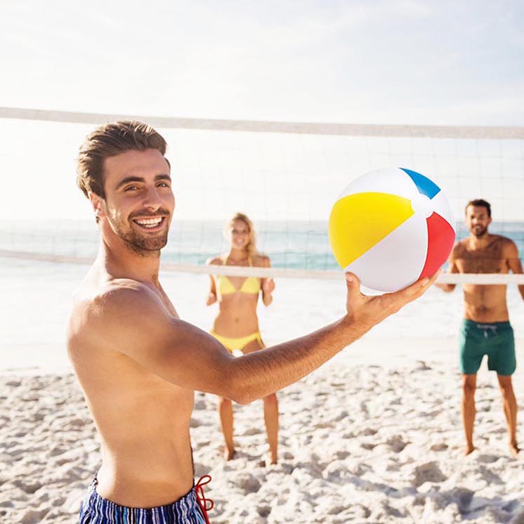 Uppblåsbar strandboll leksak uppblåsbar kiddie sommarleksaker