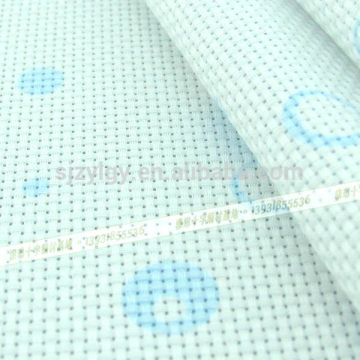 Cross stitch fabric with printed flower for cross stitch 11CT