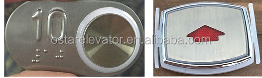 Push Buttons for Elevator Lift Stainless Steel