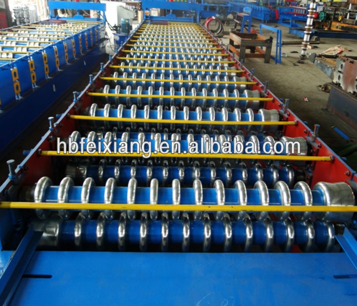 Insulate composite roof wall panel, Metal tile wall&roof deduction trough roll forming machine