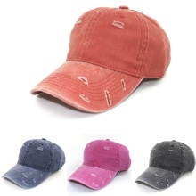 Unstructured Custom Distressed Adjustable Baseball Cap