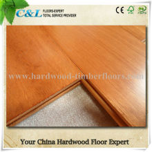 High density UV lacquered smooth solid kempas timber wood flooring
