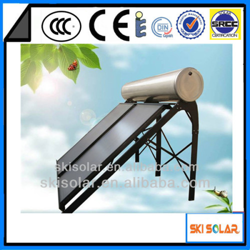 Flat plate solar water heater