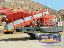 Some portable mobile crushing station