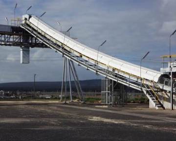 Belt Conveyor for Woodchips