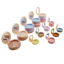 Bite-Sized Stacked Eyeshadow Trio for Blush and Highlighter