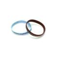 Bracelets-180 * 12 * 2mm imprimés promotionnels de silicone