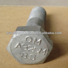 4.8 to 12.9 grade electro zinc plated bolt