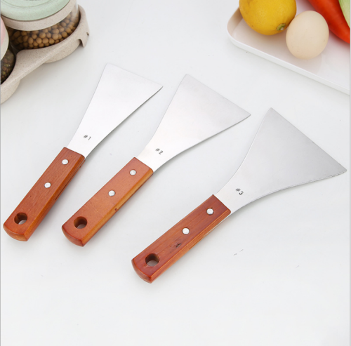 Stainless Steel Spatula Wooden Handle