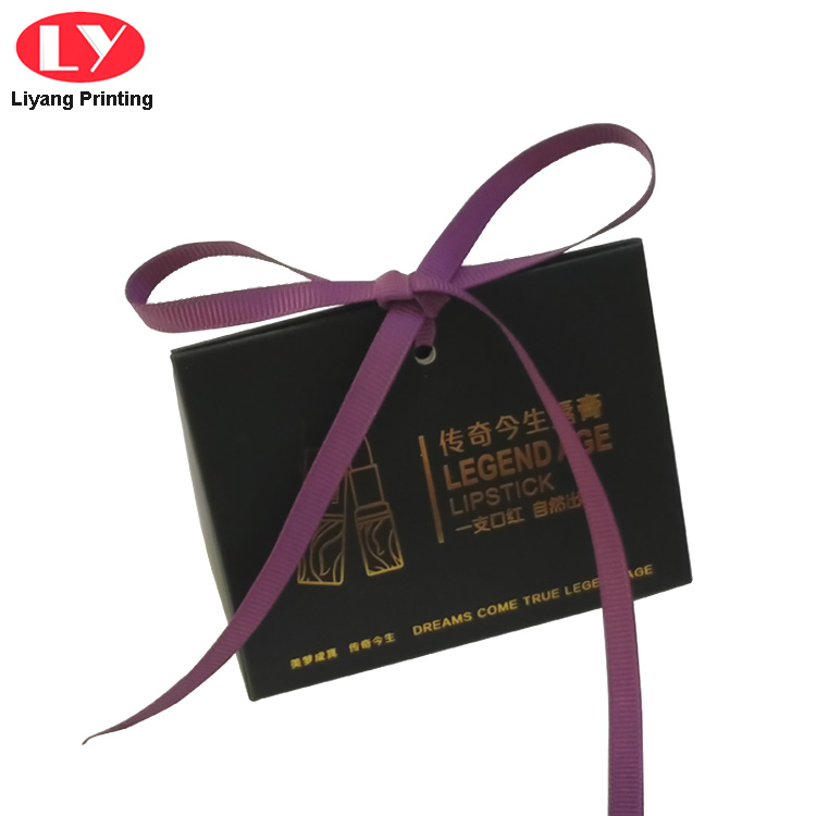 Black Gift Box With Ribbon