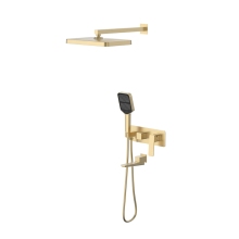 Ceiling Rain Shower Set With Handheld