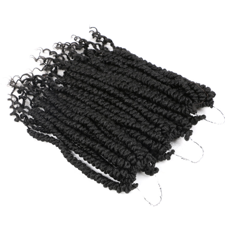 Wholesale Curly Ends Spring Senegalese Twists Pre Looped Senegalese Spring Twist Crochet Hair Braids Bomb Twists