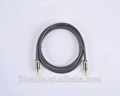 For audio sound system high grade audio cable 5m black RCA Cable(RCA-08)