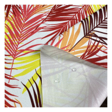 Tropical Design TPU 100% Polyester Digital Printed Pul Fabric - Waterproof for Women's Pads or Bags