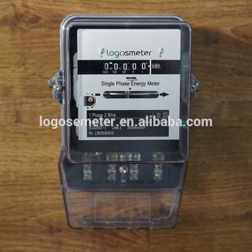 Single Phase Inductive Mechanical Energy Meter with Drum Wheel Counter Display