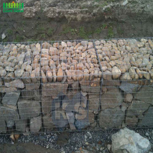 용접 된 Lowes Galvanising Gabion 스톤 벽 메쉬 울타리