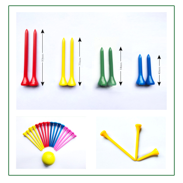Professional Mixed Color Plastic Golf Tees