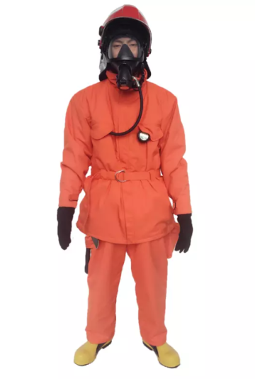 Marine fireman protective suit