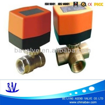 Motorized brass ball valve DN15 DN20 DN25