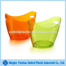 Custom belvedere vodka bottle plastic Ice bucket