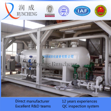 horizontal gas filter separator gas-liquid-sludge separator gravity separator