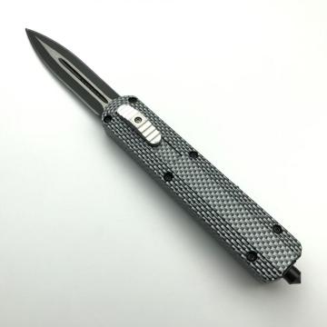 Carbon fiber Autimatic Folding Pocket Knife