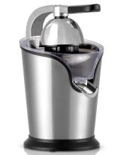Stainless Steel Hand Press Citrus Juicer - Low Noise Electric Citrus Press for Lemons and Oranges