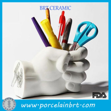 Special Fist Ceramic Pen Holder