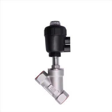 Double Acting Air Thread Pneumatic Angle Seat Valve