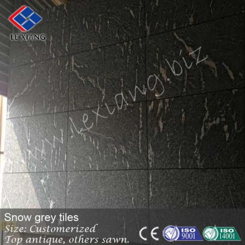 snow grey granite tile