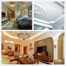 Romantic European style interior gypsum plaster artistic wall decorations
