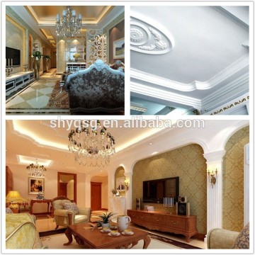 Romantic European style interior gypsum plaster artistic wall decorations