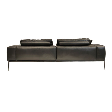 Modern Flexform Lifesteel Leather Sofa