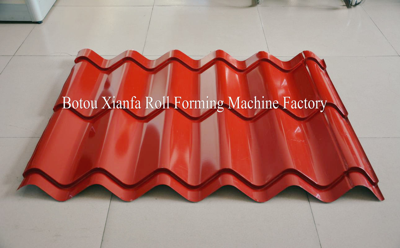 glazed tile roll forming machine