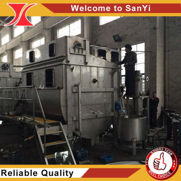 Knit fabric atmospheric continuous dyeing machine