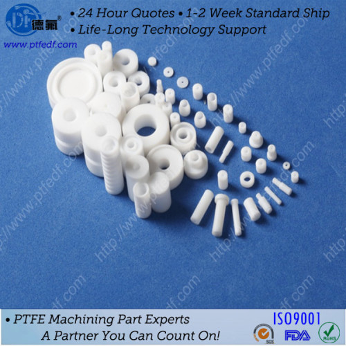 Different type of cnc manchined ptfe insulator