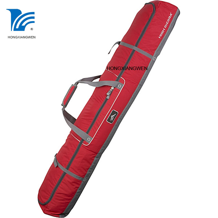 185cm empuk double fall line ski roller bag