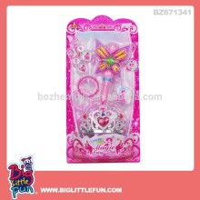 Fairy magic wand toy and toy princess crown
