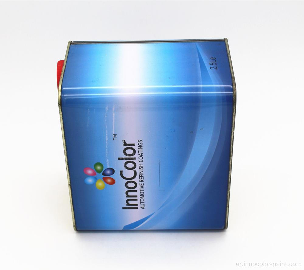 Innocolor Automotive Refinish Paint 2K Basecoat Topcoat شفافًا للسيارات الزرقاء للسيارات