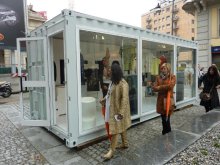 Container Coffee Food Kiosk