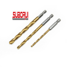High-Speed Steel Hex Shank Quick Change Drill Bits for Metal