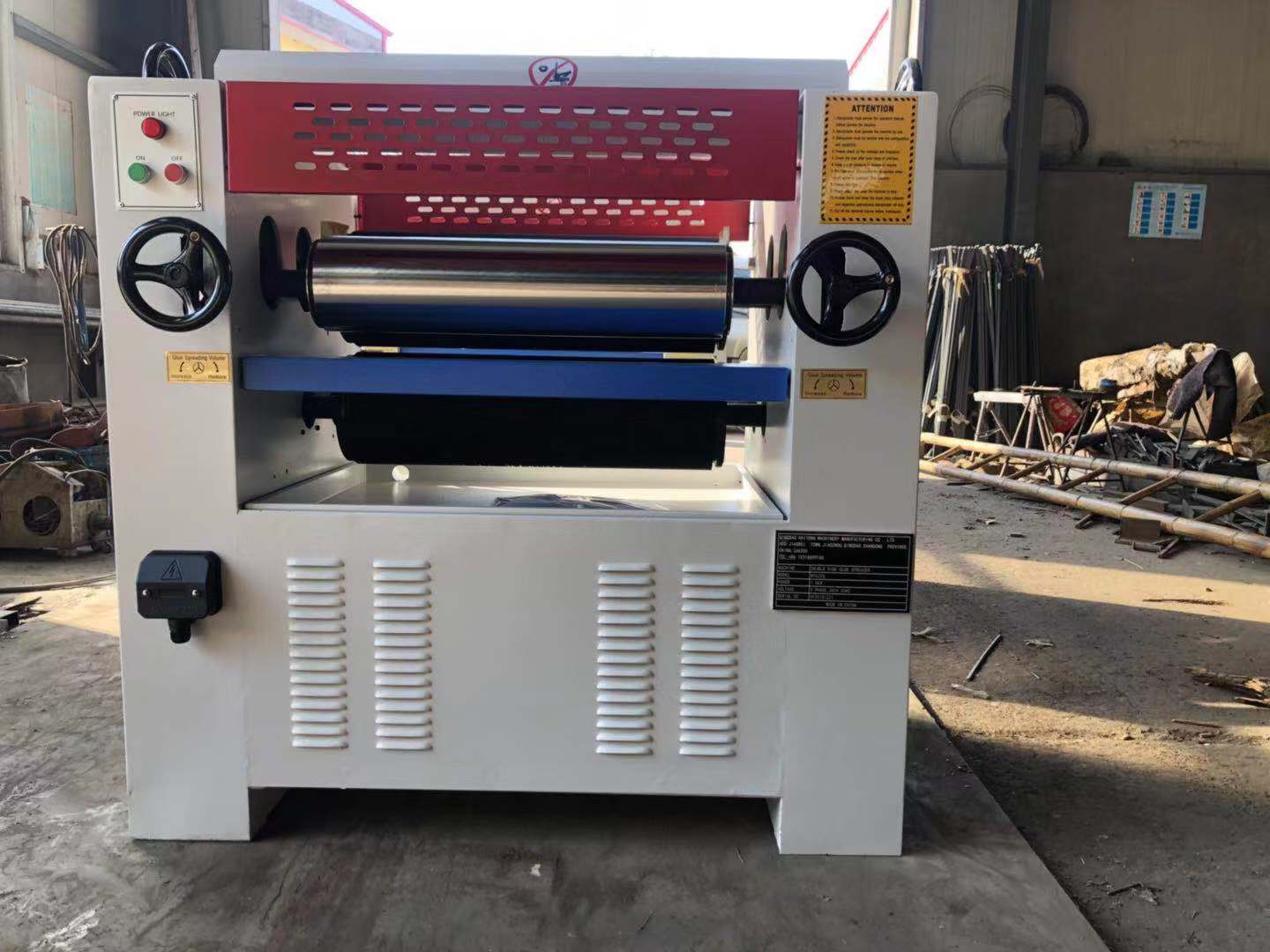 600mm single surface / double sirfce roller glue spreader machine